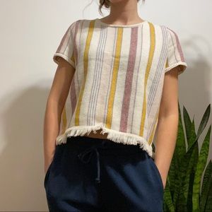 Madewell striped shirt